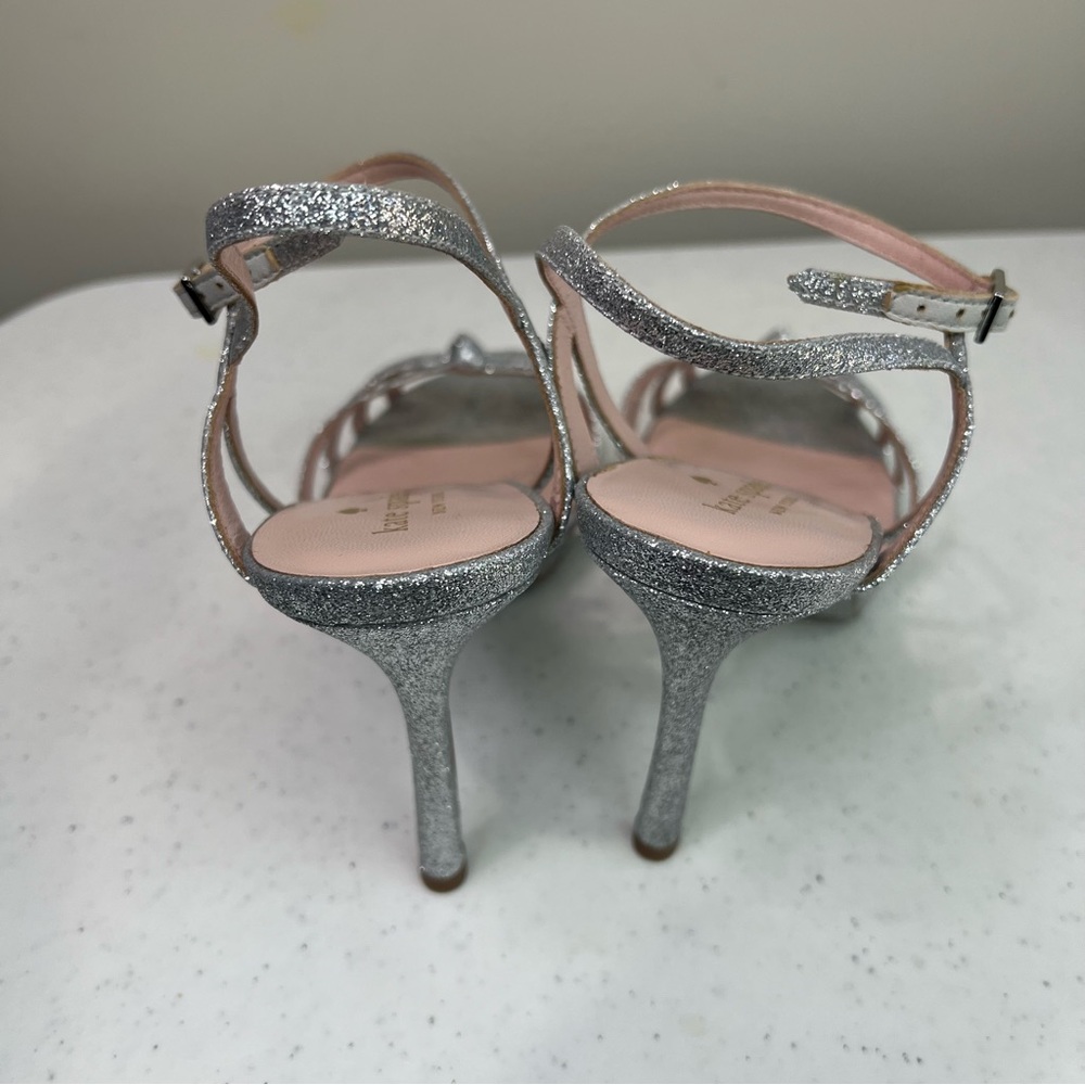 Kate Spade Florence Strappy Glitter Heeled Sandal - Picture 7 of 10